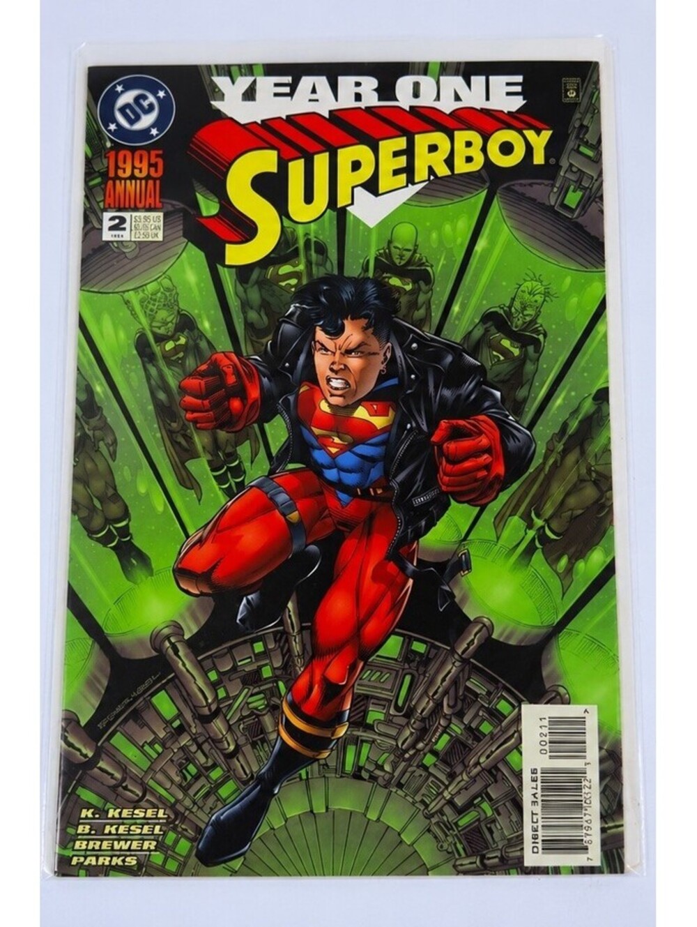 Superboy Annual #2 Newsstand Variant (DC Comics November 1995)